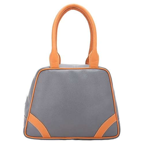 Bagsy Malone Womens Messenger Bag with No (Grey Dark)