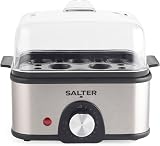 Salter EK6213 Electric 8 Egg Boiler with Poaching Trays 500W Silver