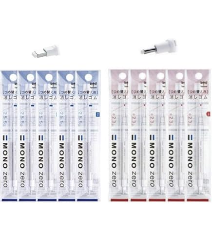 Gomme Tombow Mono Zero 2.3 Mm - Gomme Fine Rechargeable Pour Dessin Et Illustration