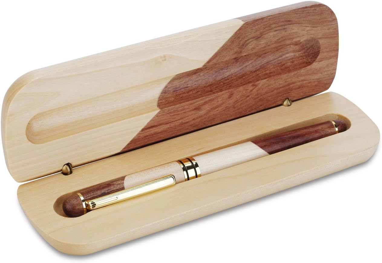 Set Di Penne A Sfera In Legno Personalizzate Con Iniziale E Testo Incisi Regalo Di Compleanno In Ufficio Per Il Capo E Il Collaboratore - CALLIE - Foto 8