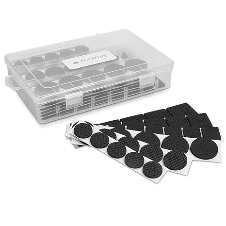 Navaris Bodengleiter Selbstklebend für Möbel - Schaumstoff Gleiter Set 215-teilig - Bodenschutz Pads Stuhl Fliesen Parkett - 