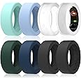 SZJCLTD 8 Pack Ring Cover for Oura Ring Gen 4 /Gen 3/ Samsung Galaxy Ring, Anti-Scratch Elastic Silicone Oura Ring Cover for Working Out Gym - Patent Pending