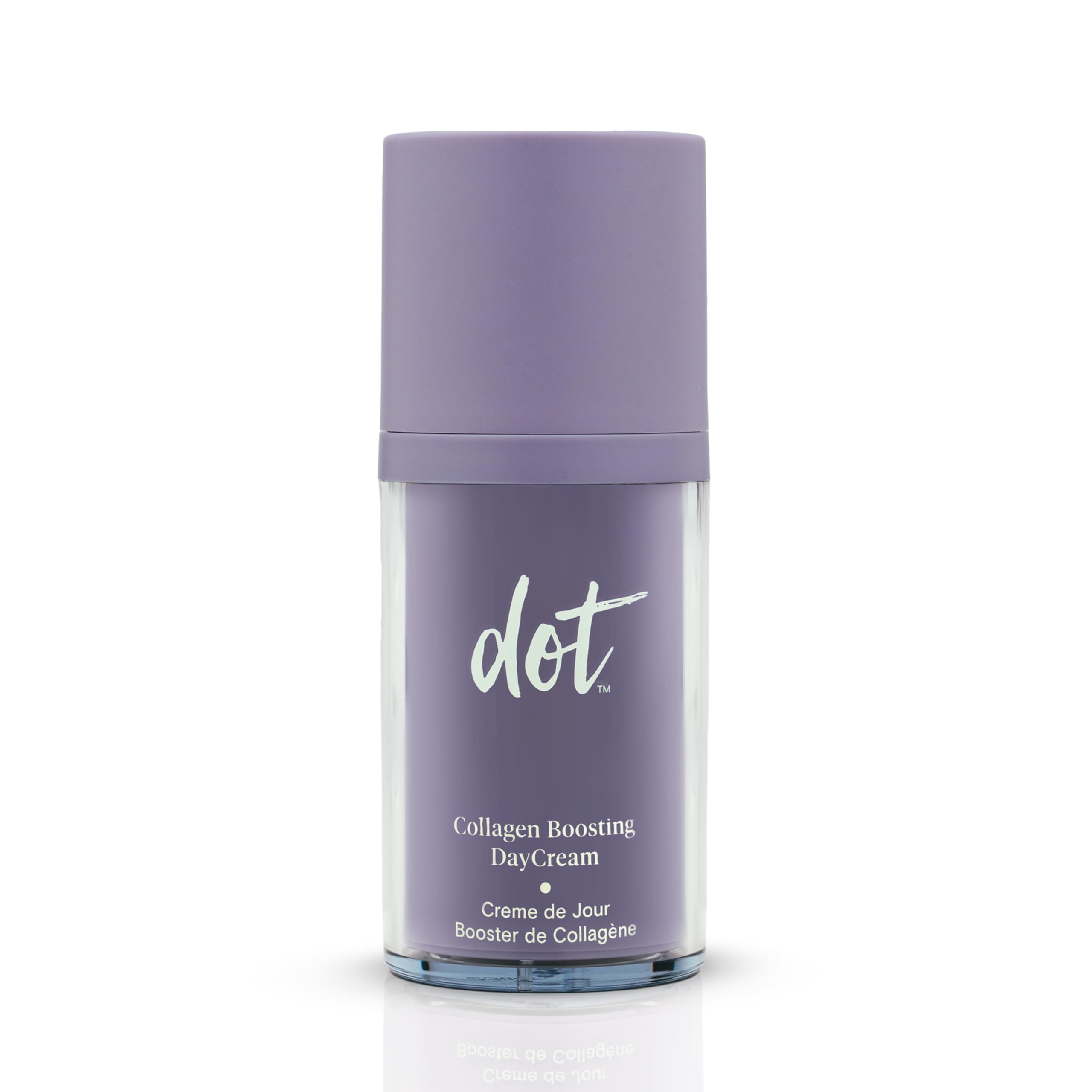 dot Collagen Boosting Day Cream - Moisturizing & Hydrating Cream with Feminage– Reduce Wrinkles & Fine Lines - Menopause Skincare - For All Skin Types - Vegan - Sulfate free - Travel Size - 1.7 oz
