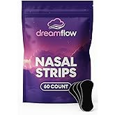Nasal Strips for Deep Sleep - Lightweight Comfortable Nose Tape with Strong Easy-Grip Adhesive for Painless Removal - Hypoallergenic Latex-Free Nose Strips for Breathing & Snoring Relief