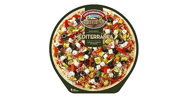 Casa Tarradellas - Pizza Fresca Mediterránea, 410 g: Amazon.es ...