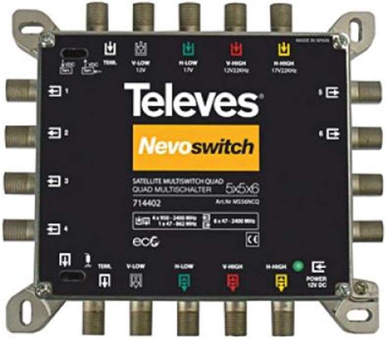 Televes MS56NCQ Multiswitch Nevo with NT