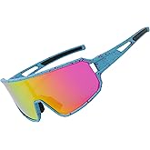 RAVI EYEWEAR Polarized Sports Sunglasses TR90 Frame Men Women Outdoor Shield Glasses for Cycling, Baseball, Running, Fishing