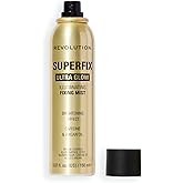 Revolution Beauty London, Superfix Glow Fixing Mist, Makeup Setting Spray with Shimmer Finish & Long Lasting-Hold, Vegan & Cruelty-Free, 5.07 fl oz