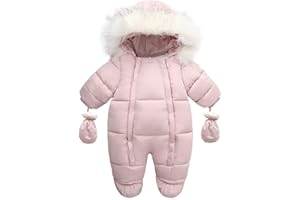 Tumaron Baby Girl Winter Snowsuit Toddler Jacket Clothes For Boy Infant Jumpsuit Hoodied
