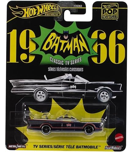 Amazon.com: Mattel Hot Wheels 1:18 1966 TV Series Batmobile : Toys