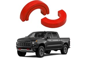 LBC.JZJU Tow Hook Cover for Chevrolet Silverado 1500 2007-2025 Custom Design Compatible Trailer Hitch Cover with Chevrolet Accessories (red)