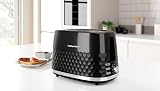 Morphy Richards Hive 2 Slice Toaster Black 850W Variable Browning view 2