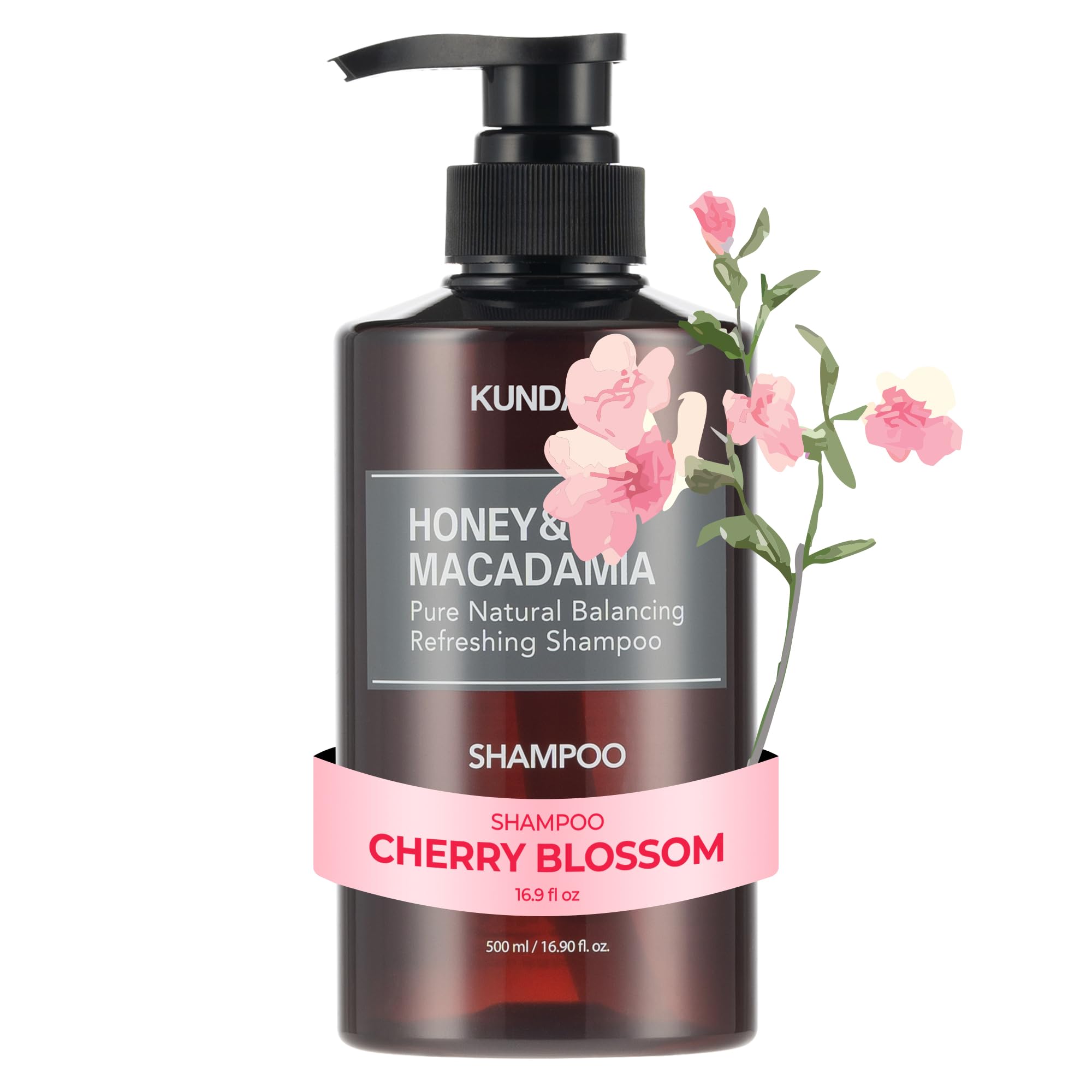 [KUNDAL] Nature Shampoo 500ml (Cherry Blossom)