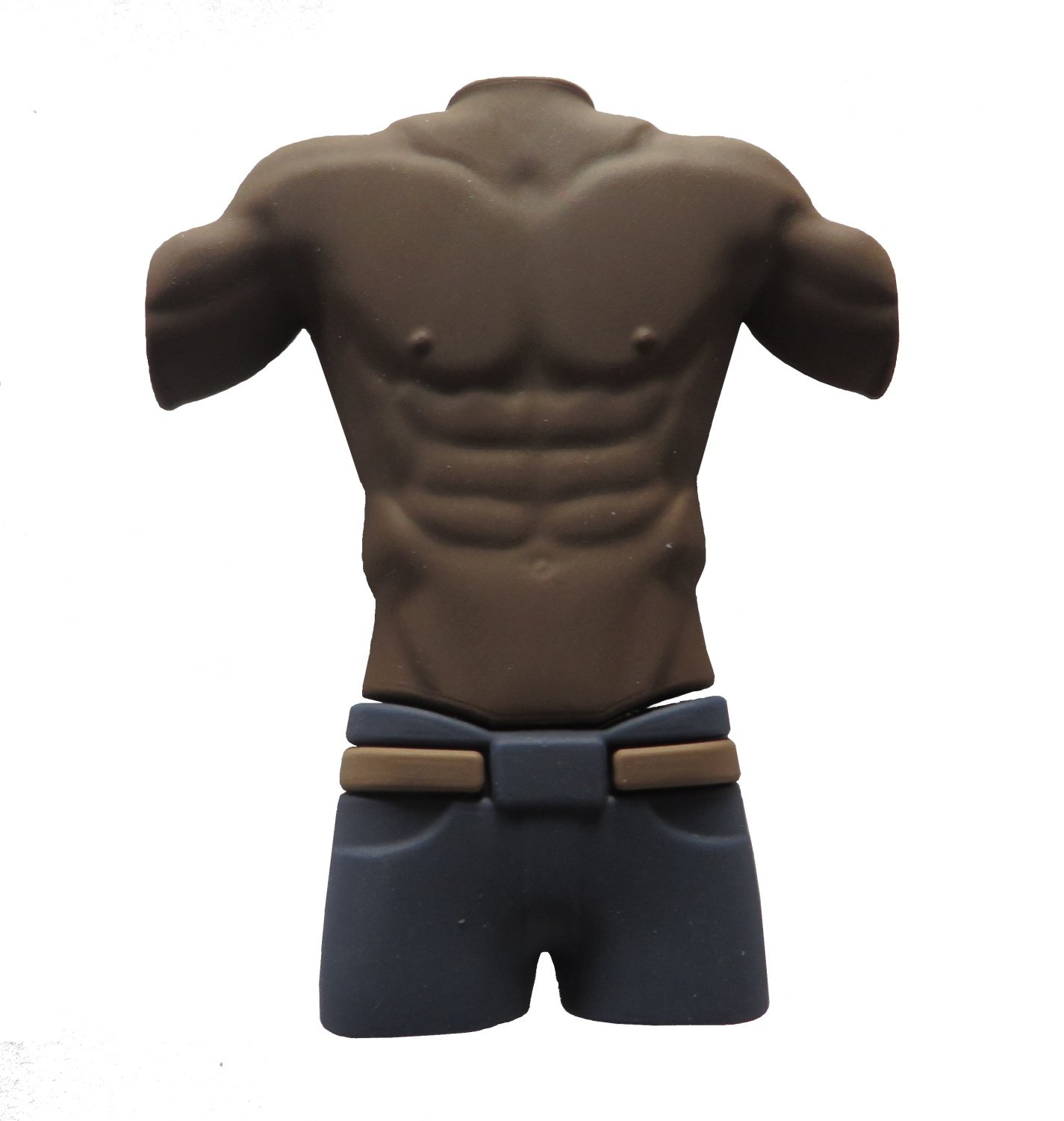 Torso Muscle Body 16GB USB Sixpack Dark Skin Color Flash Pen Drive Memory Thumb Stick Data Storage Unique Original Design