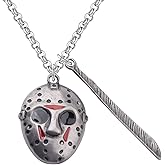 KEYCHIN Jason Machete Necklace Movie Fans Gift Thriller 80's Horror Jewellery (Jason NK)