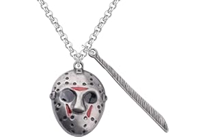 KEYCHIN Jason Machete Necklace Movie Fans Gift Thriller 80's Horror Jewellery (Jason NK)