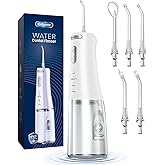 Onlyone Rechargeable Cordless Water Flosser with Adjustable Water Pressure for Daily Oral Care, Power Dental Flosser for Home and Travel Use, Portable Oral Irrigator for Sensitive Gums and Braces Care