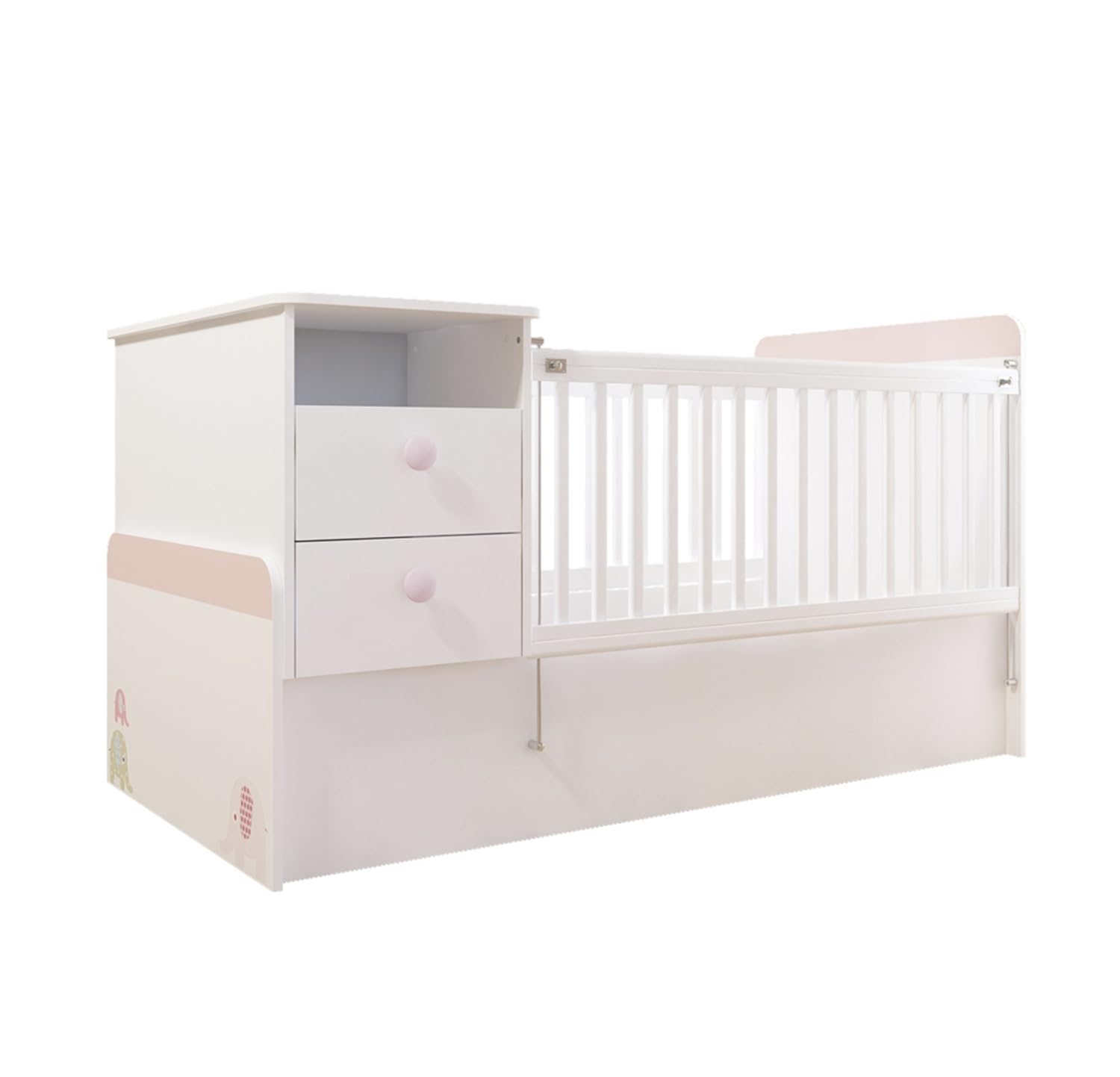 Amazon Com Bony Baby Convertible Crib With 2 Drawers And Storage