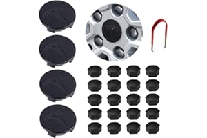 SONNEMOND Tesla Model 3 Wheel Center Hub Cap Kit, Y, S & X Wheel Cap Kit Center Cap Lug Nut Covers (4 Hub Center Caps + 20 Wheel Lug Nut Covers) Matte Black Tesla Accessories