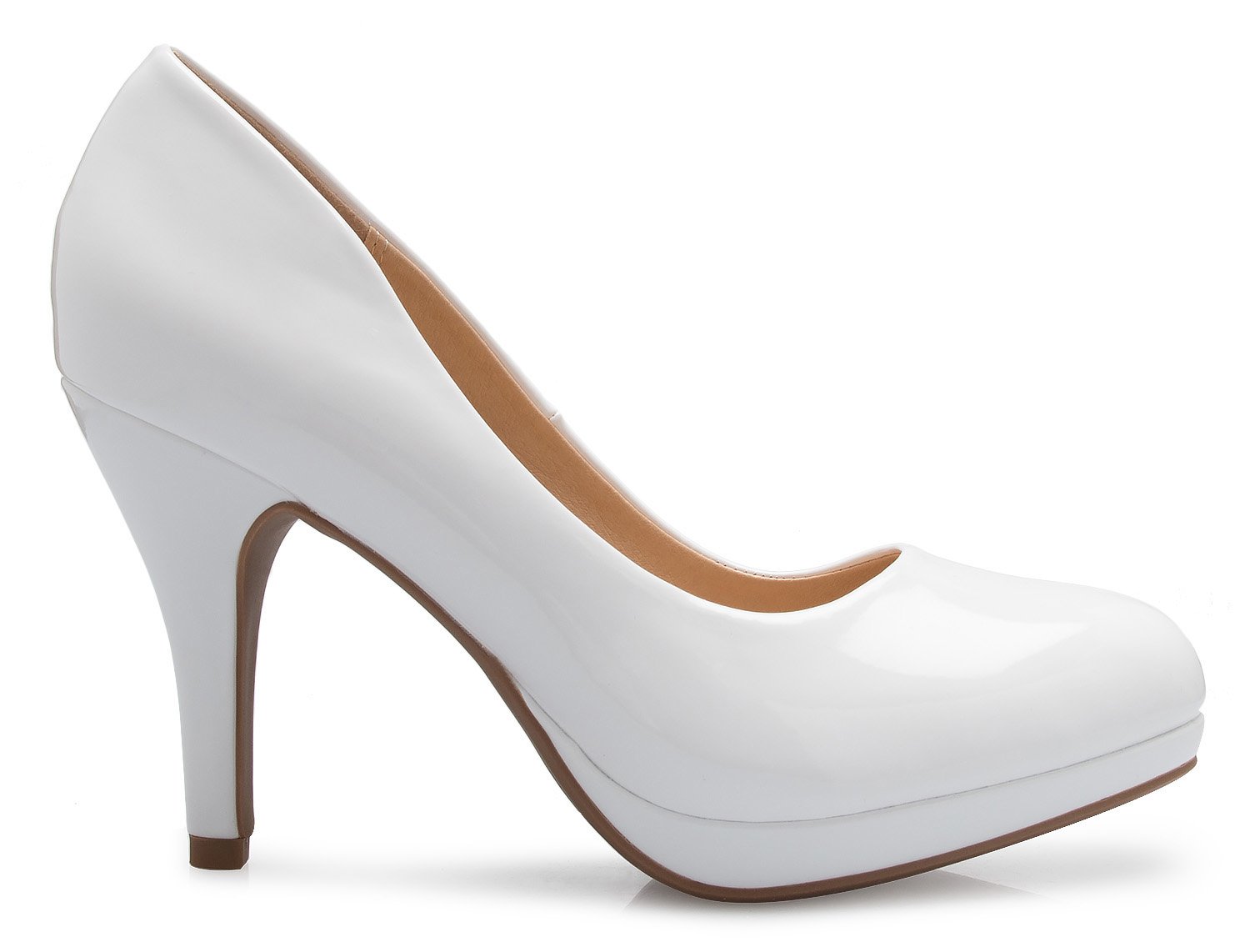 Olivia K Women's Classic Round-Toe Platform Pumps Stiletto Dress High Heels - Image 3