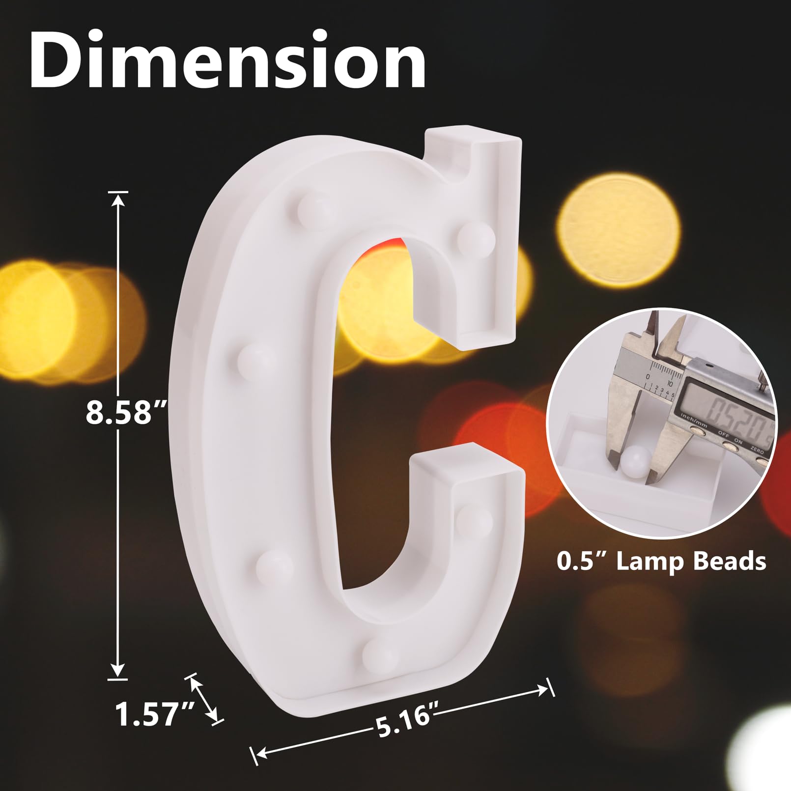 TRONSBOO LED Marquee Sign Light Up