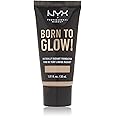 NYX PROFESSIONAL MAKEUP Born To Glow Naturally Radiant Foundation, Medium Coverage - Nude