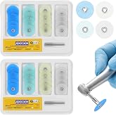 Healifty 80pcs Supplies Polishing Discs Assorted Kit Tool DentalPolisher Material Tools Polish with Stem Mandrel Accessories