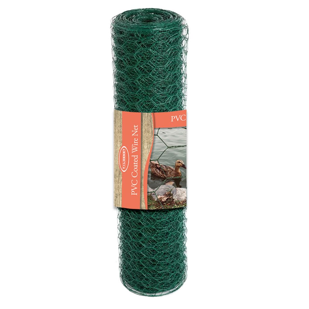 Tildenet 60300 0.5 x 5 m/13 mm Plastic Coated Wire Net