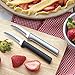Rada Cutlery Curved Blade Paring Knife – Stainless Steel Blade With Aluminum Handle Made in USA, 6-1/8 Inch (R100)