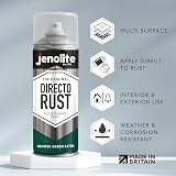 Jenolite Directorust Satin Hunter Green Spray Paint 400ml Direct To Rust view 2