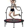 Trampoline, Portable Fitnes Foldable Trampoline in-Home Mini Rebounder, Exercise Trampoline for Kid/Adults, 40" Max Load 330lbs