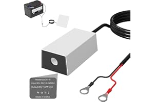 Terapaton Portable Battery Connector, Vehicle Battery Converter for Starlink Mini | 12-36V Input 36V/1.67A Output Step Up Adapter for RV, Truck, Boat & Outdoor Camping, Support 200FT Extended Range