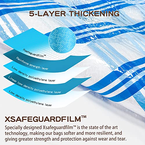 26 Space Saver Vacuum Storage Bags for Clothes, Airtight Vacuum Sealed