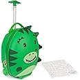 boppi Tiny Trekker Kids Luggage Travel Suitcase Carry On Cabin Bag Holiday Pull Along Trolley Lighweight Wheeled Holdall 17 Litre Hand Case American Airlines Underseat Compliant American Airlines Underseat Compliant