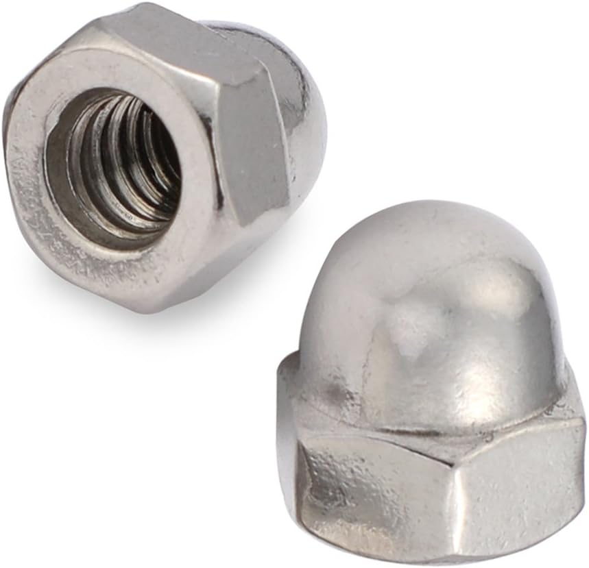 1/420 Acorn Cap Nuts, Stainless Steel 188 (304), Plain