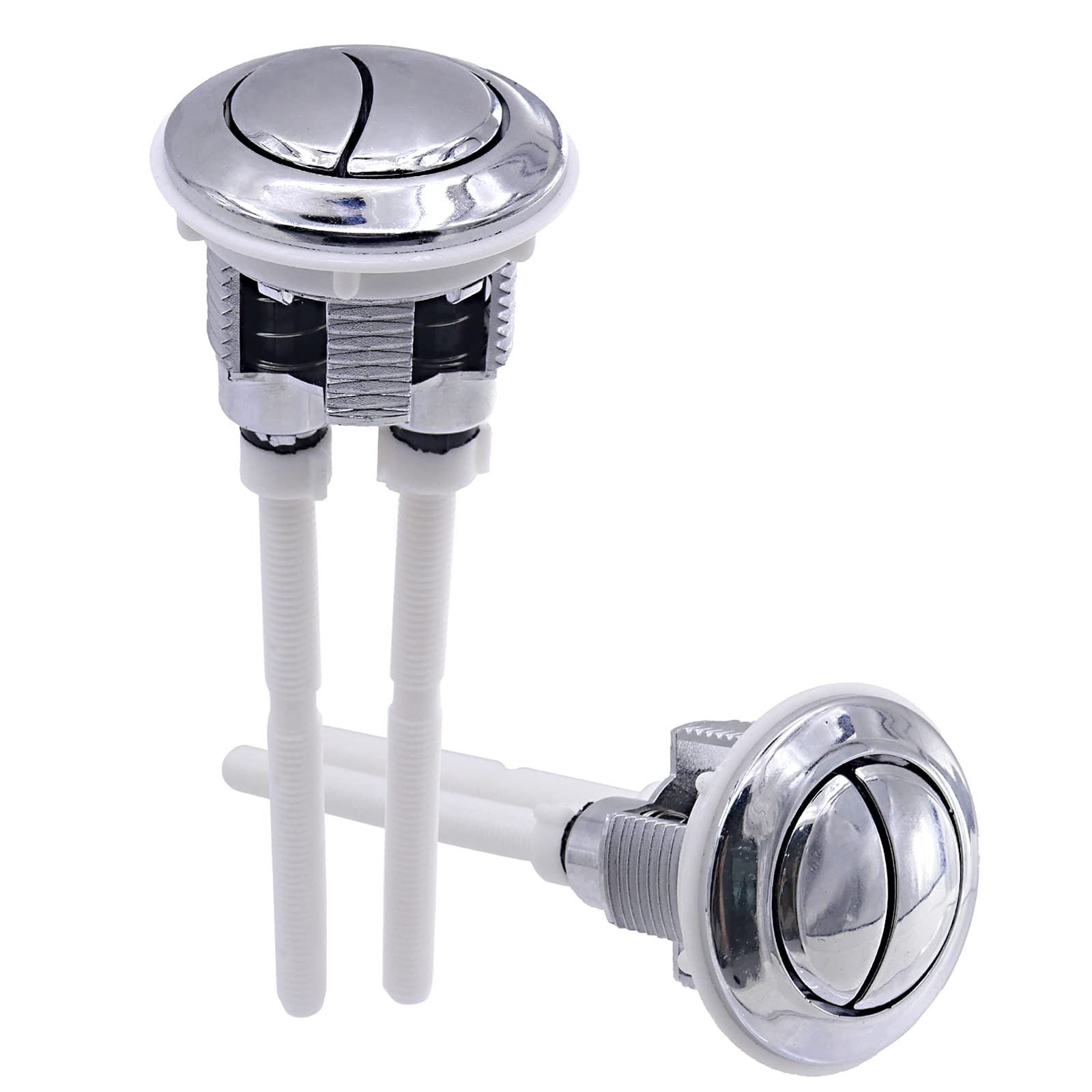 Standard 38 mm Dual Flush Toilet Push Button 2 Pcs DBOO Toilet Water Tank Push Botton Robs High Pressure Pumping Accessories Cistern Replacement Repair Part
