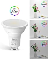 Lepro GU10 LED Bulbs 6500K Cool White 4.5W 345lm 100° 10 Pack Non-Dimmable view 5