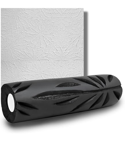 9-inch Drywall Texture Roller - Crow's Foot Pattern For Walls & Ceilings, Professional Finish