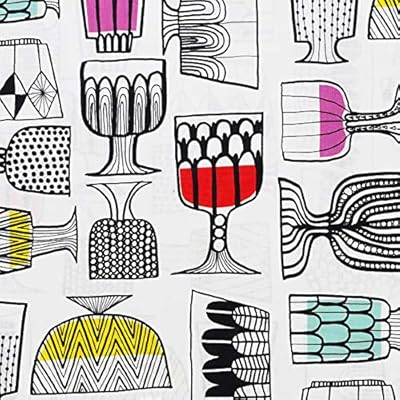 Amazon マリメッコ 綿100 生地 キッピス Marimekko 70 50cm単位販売 北欧 フィンランド 布 綿 布 生地 通販