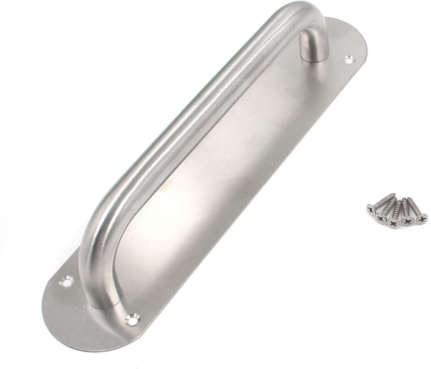 Pull Door Handle Plate 11inch Handle Push Pull Plate Stainless Steel
