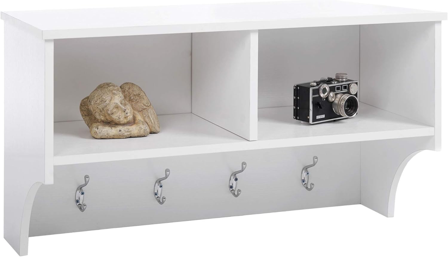 garderobe weiß wand