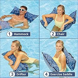 Aqua 4-in-1 Monterey Supreme XL Pool Float & Water