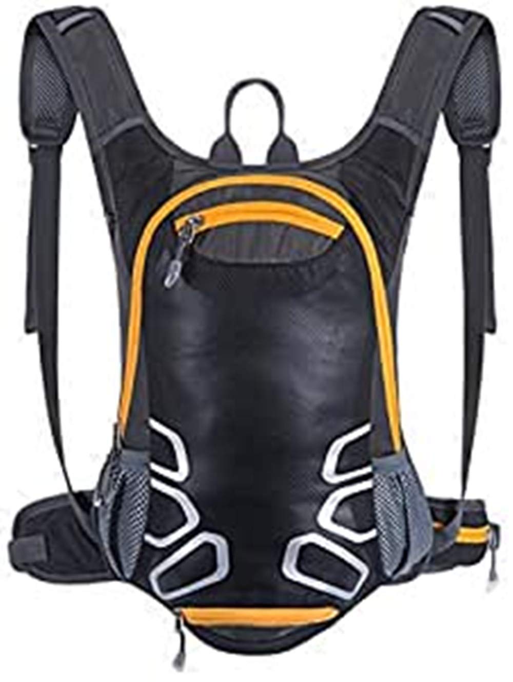 Leisu Bike Backpack Waterproof Cycling Rucksack with Helmet Holder 15L Lightweight Small Compact Daypack Sport Bags for Hiking Camping Mountaineering Skiing Trekking Biking