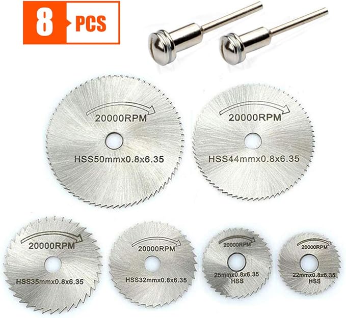 Mini Circular Saw Blades Rotary Tool Cutting Disc Kit Accessories