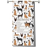 G2TUP Belgian Malinois Kitchen Towels Malinois Lover Gift Malinois Owner Gifts Belgian Shepherd Dog Towels Working Dog Gifts (Belgian Malinois kt)