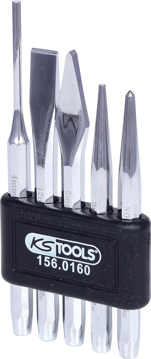KS Tools Punch Plus Chisel Set (5 Pieces)
