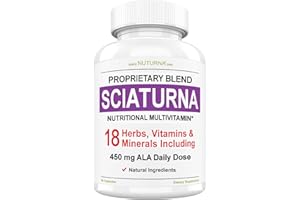 NUTURNA Sciatic Nerve Relief Support Supplement with 450 mg Alpha Lipoic Acid - 18 in 1 Super Formula for Lower Back, Hip, Lumbar, Thigh, Leg, Foot - Best Natural Sciatic Nerve Relief Support - 90 Capsules