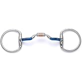 Cavalon Eggbutt Low Port Snaffle Bit, Capsule Sweet Iron | Handforged sweet iron with tongue relief from a low port. Sealed eggbutt cheeks for daily flatwork.