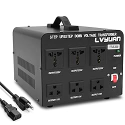 LVYUAN 3000 Watt Voltage Converter Transformer