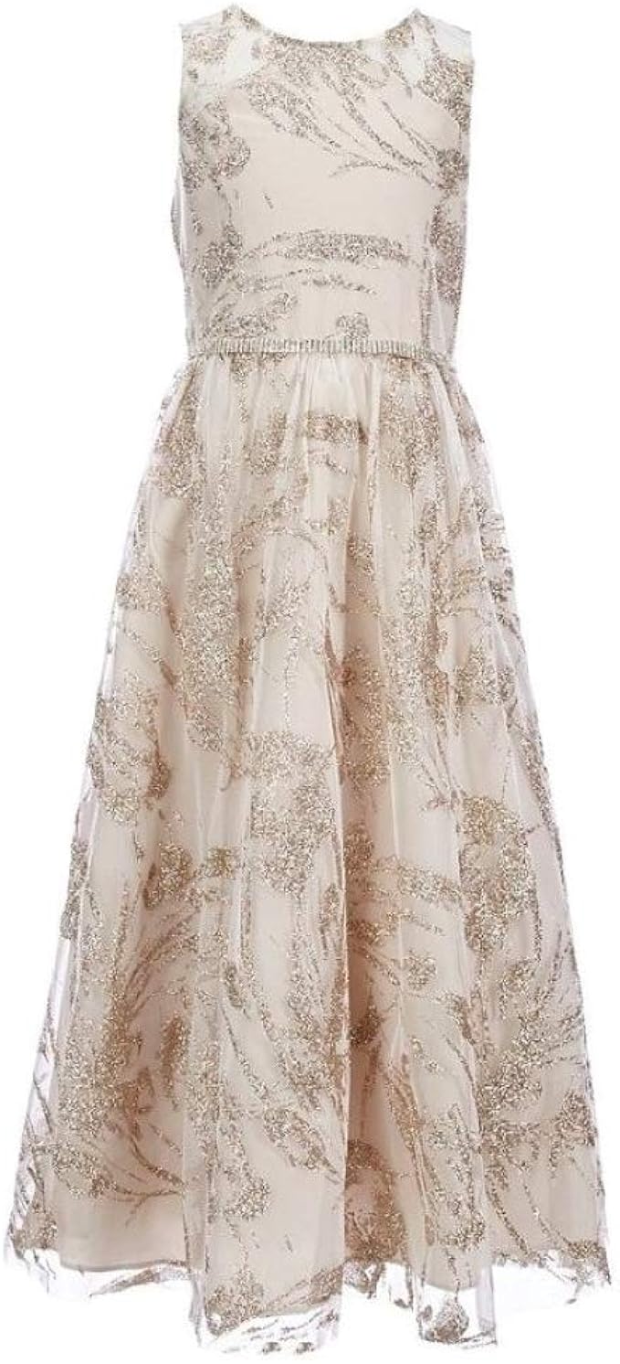 rare editions gold dress